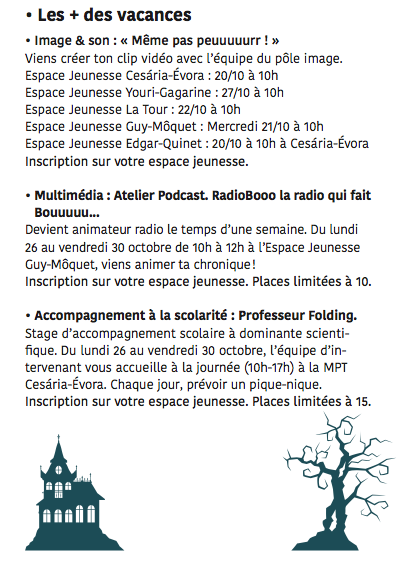 Les + des vacances