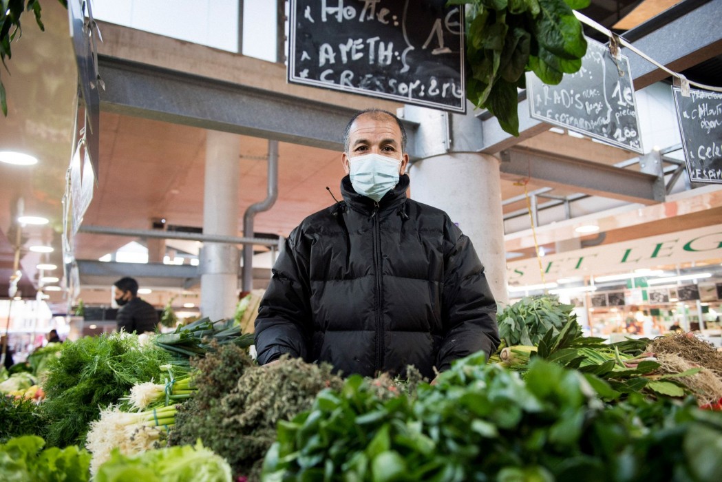 Commerçant marché