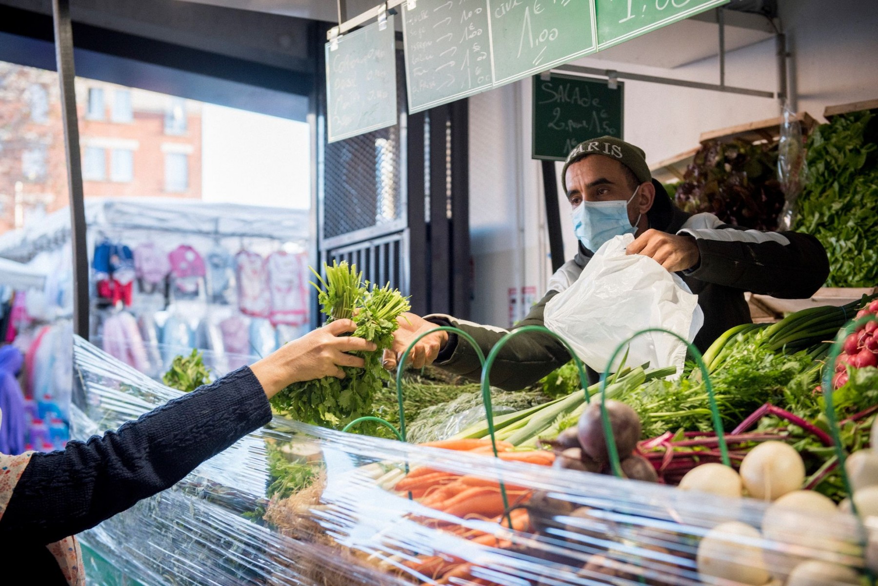 Commerçant marché