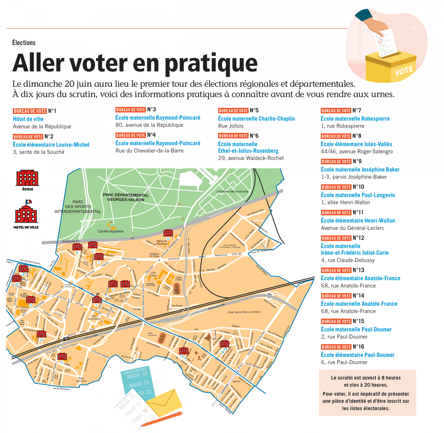 carte bureaux électoraux