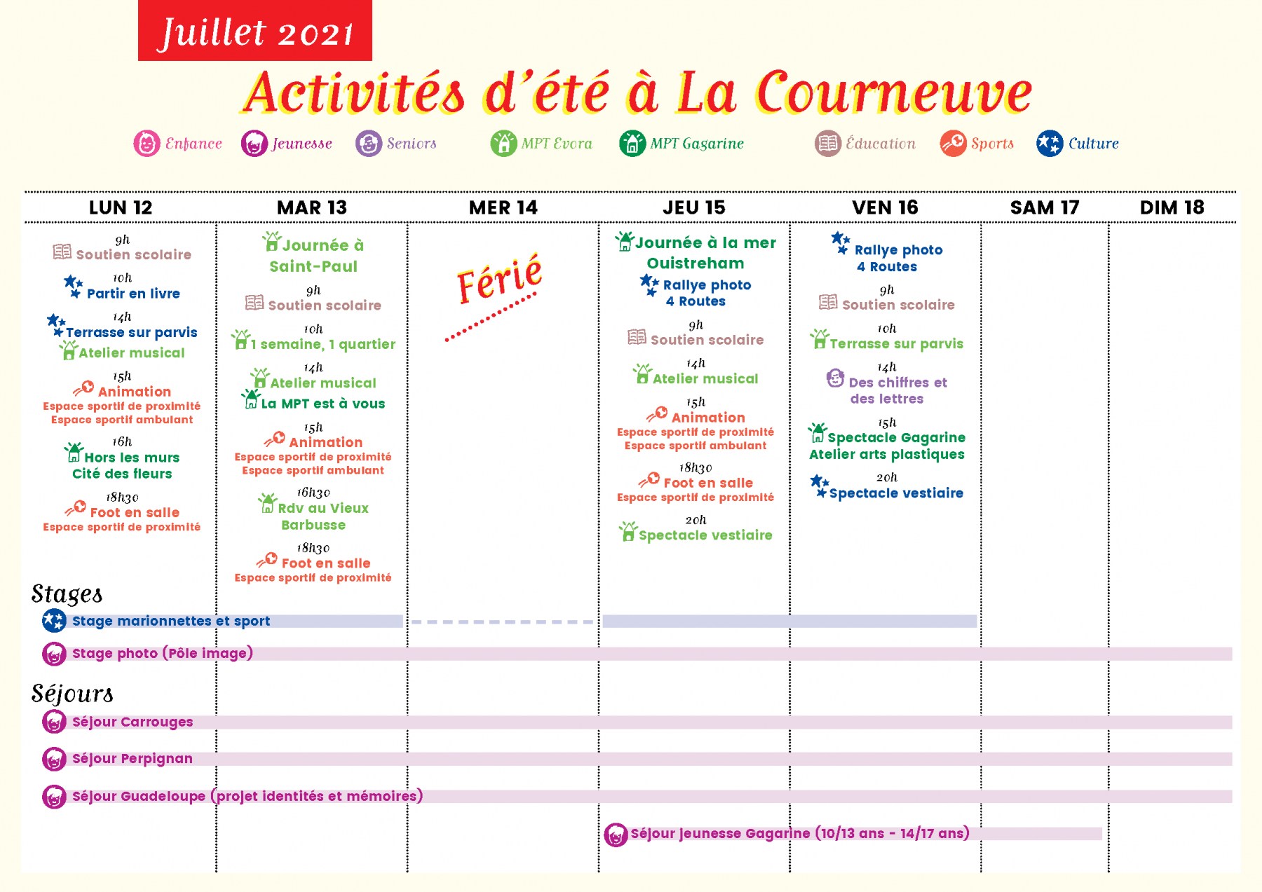 page 1 activités été