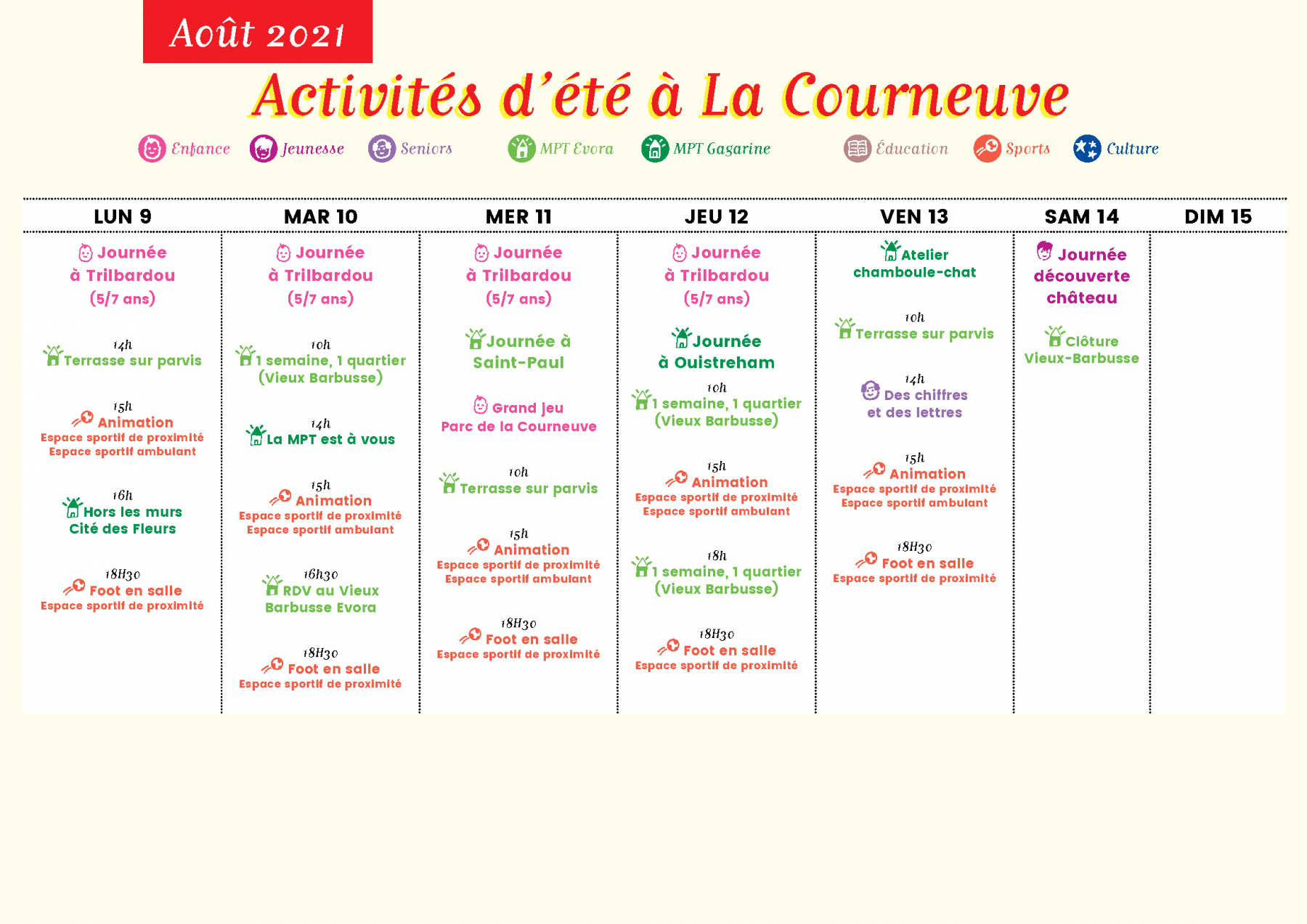 été 5e semaine