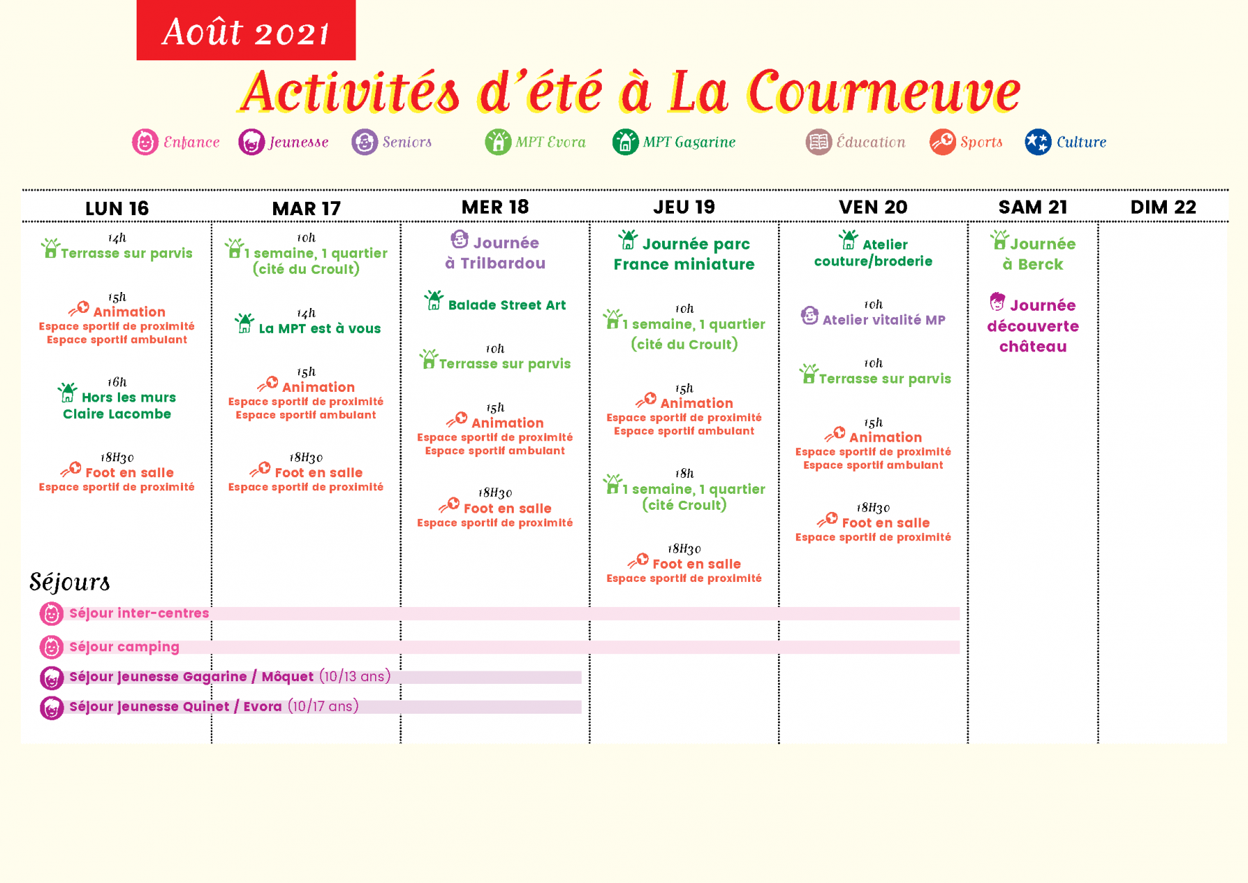 été 6e semaine
