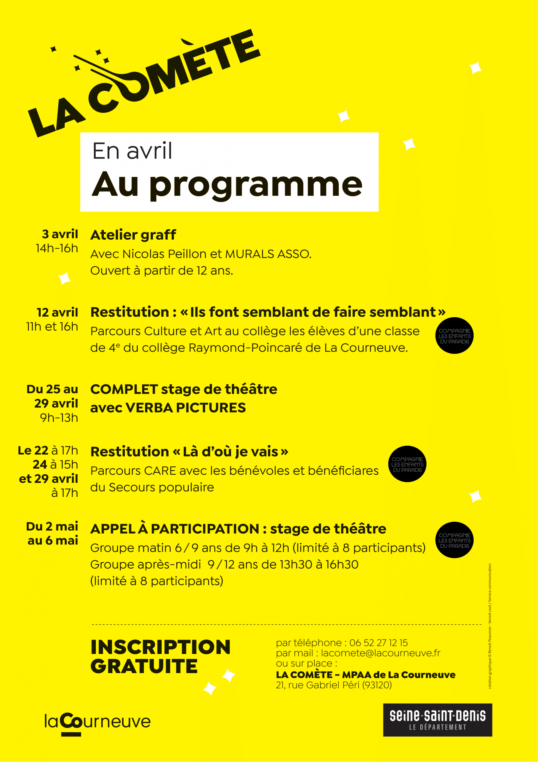 Programme avril 2022