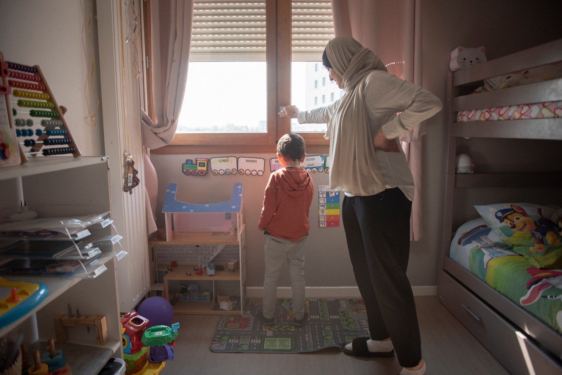 Linda, aidante de Nahil son fils