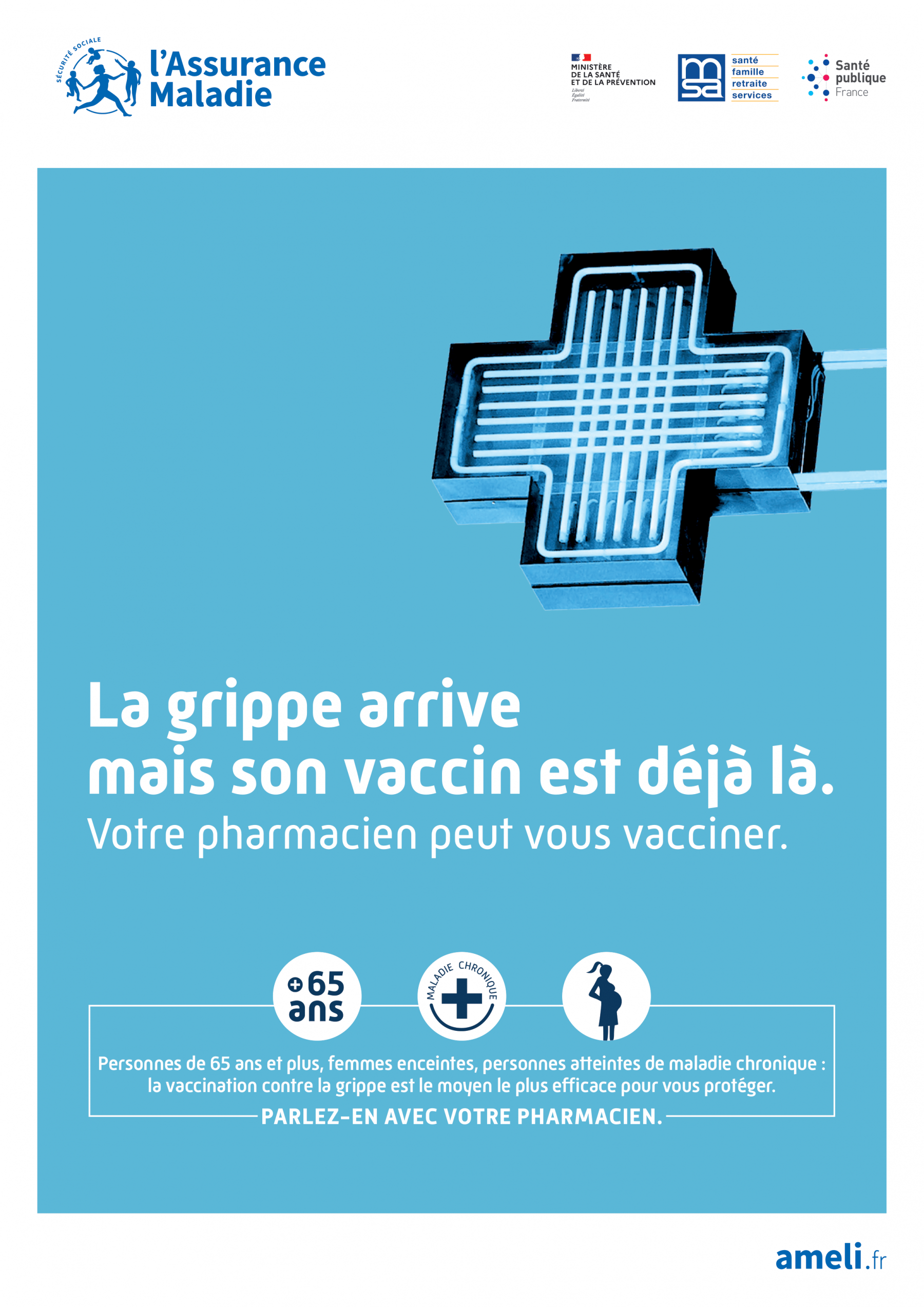 Affiche grippe saisonnière