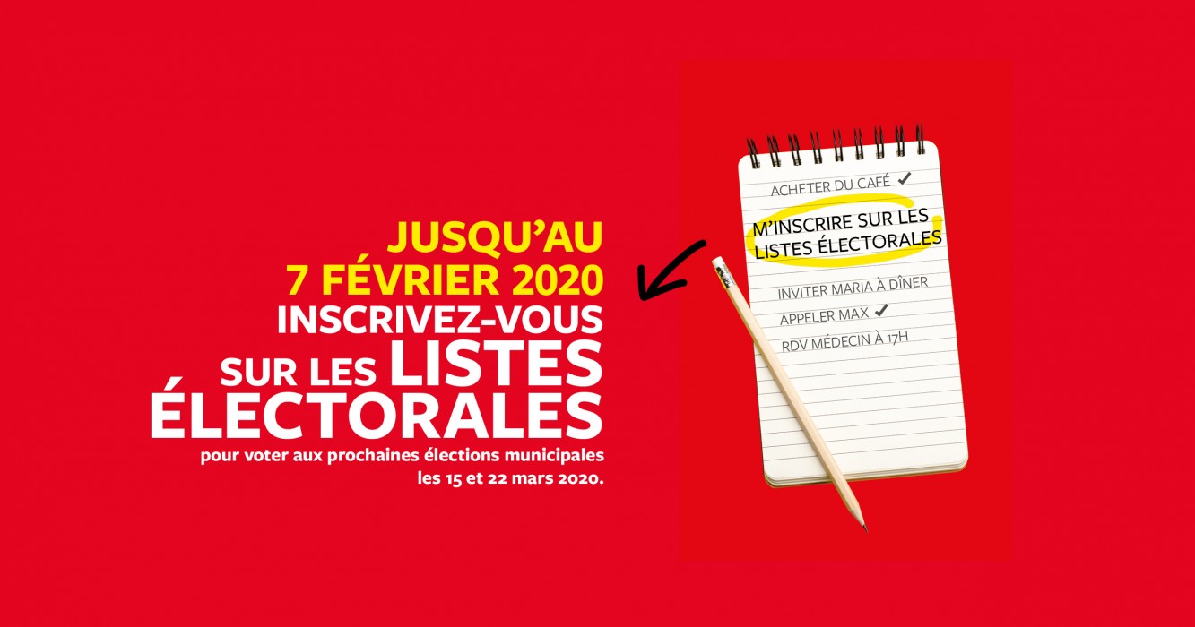 Inscriptions listes électorales