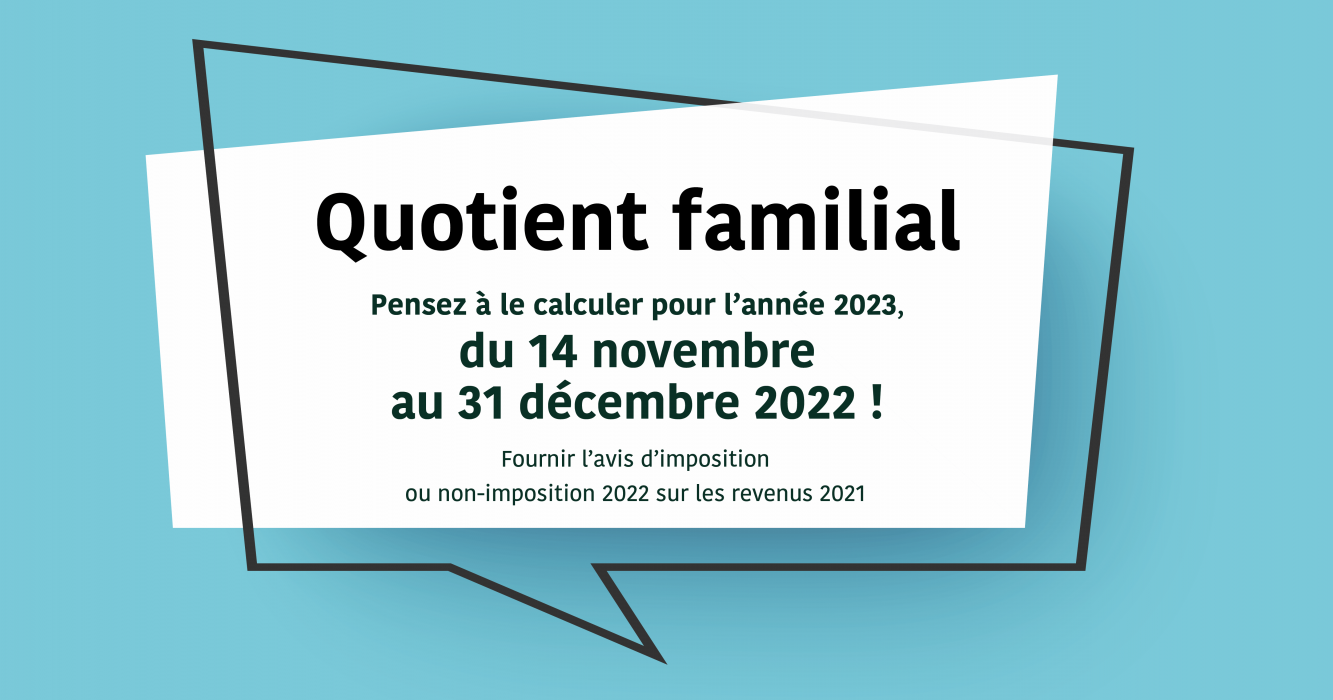 Calcul quotient familial