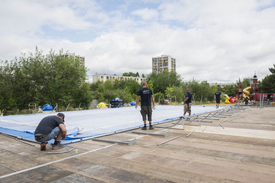 Installation LC plage