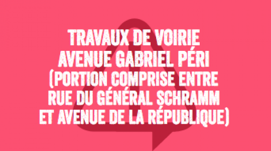 Travaux voirie