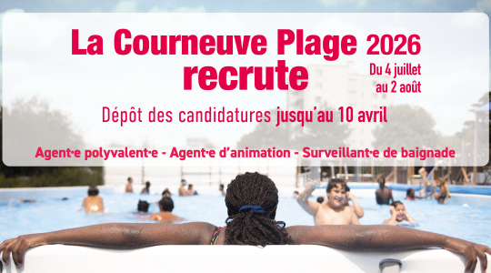 La courneuve plage recrutement