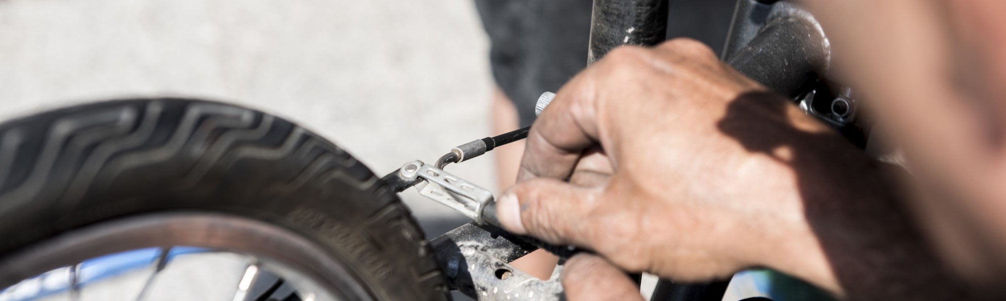 Atelier réparation de vélo